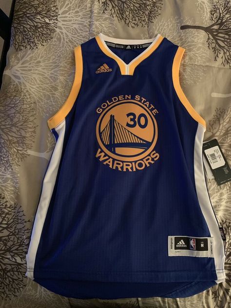 This is a link to Amazon and as an Amazon Associate I earn from qualifying purchases. Stephen Curry Golden State Warriors Swingman Jersey Blue Adidas Youth Medium - Stephen Curry gifts #stephencurry #curry30 -  $40.00 End Date: Sunday Mar-24-2019 22:33:59 PDT Buy It Now for only: $40.00 Buy It Now | Add to watch list Basketball Things, Steph Curry Jersey, Curry Jersey, Warriors Jersey, Stephen Curry Jersey, Stephen Curry Basketball, Golden Warriors, 13 Birthday, Curry Basketball