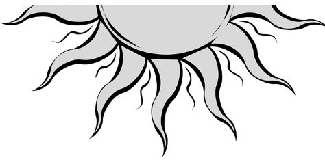 Half Sun Drawing, Sun Clip Art, Sun Vector, Half Sun, Sun Drawing, Cool Car Drawings, Sun Tattoo, Car Drawings, Free Pictures