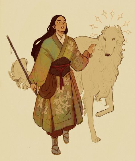 beren and lúthien inspired by east asian cultures East Asian, Character Design References, Dnd Characters, The Villain, A Drawing, Horror Art, Tolkien, Fantasy Character Design, Character Design Inspiration