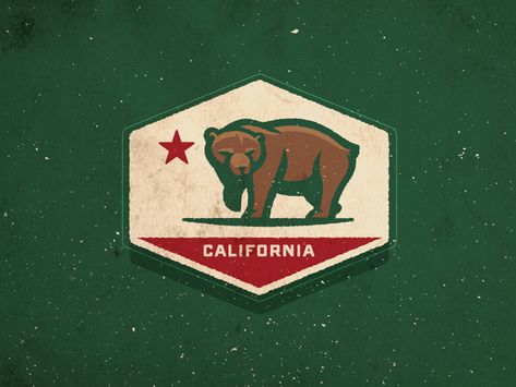 California Bear by Fraser Davidson California Farm, Bear Logo Design, California Logo, Big Bear California, Sport Logos, California Bear, Bear Images, Pet Logo Design, Bear Logo