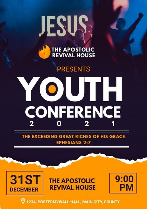 Youth Conference Flyer, Student Conference, Conference Poster, Youth Conference, Graduation Poster, Social Media Posting Schedule, Church Youth, Youth Services, Youth Activities