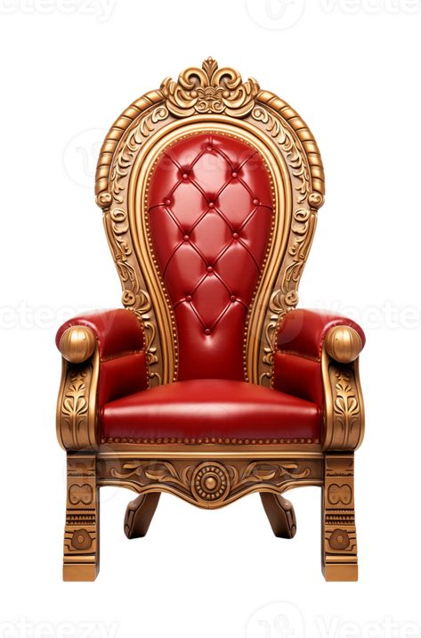 Throne Chair Isolated on Transparent Background Chair Background, King Throne Chair, Chair Png, King Throne, King On Throne, Royal Chair, Modern Tv Unit Designs, Murugan Wallpapers, Graphic Design Jobs