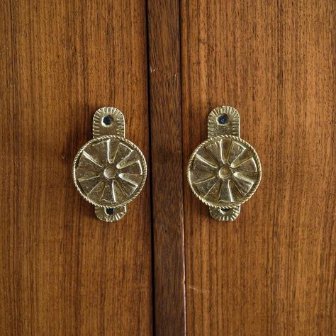 Vintage door knobs repurposed