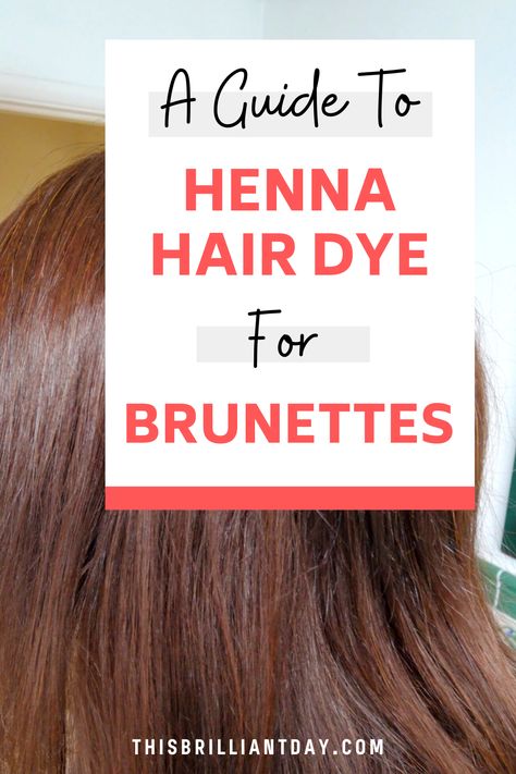 Henna Hair Color Dark Brown, Henna Hair Results, How To Dye Hair With Henna, Henna Hair Dye Before And After Brown, Henna Dyed Hair Before And After, Henna Coloured Hair, Henna Hair Colour, Henna Highlights Hair, Red Henna On Brown Hair