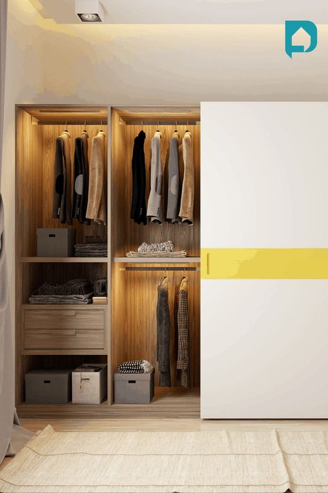 6 Unique Sliding Door Wardrobe Designs For Your Bedroom Walldrobe Design Sliding Doors Inside, Sliding Wardrobe Design Modern, Ward Robes In Bedroom Sliding, 3 Door Sliding Wardrobe Internal Design, Wallrobes Designs Sliding, Aesthetic Wardrobe Closet, Luxury Wardrobe Design, Sliding Door Wardrobe With Dressing Unit, Wardrobe Shutter Design