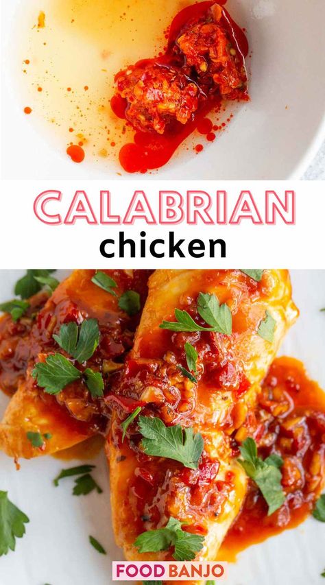 calabrian chicken Chicken Casadia Recipe, Calabrian Chili Chicken, Recipes With Calabrian Chili Paste, Calabrian Chili Recipes, Chicken Calabrese Recipe, Chili Paste Recipe, Honey Sriracha Chicken, Sriracha Chicken, Calabrian Chili