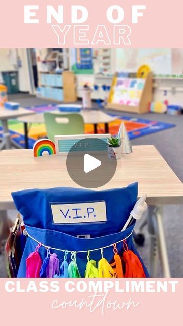 Anne Marie Williams on Instagram: "My absolute favorite way to end the year!
Class compliment countdown!

- ��make an envelope or trifold paper for each student
- when your student count equals your days left in school, start your countdown!
- open an envelope each day! We do a big reveal with a drum roll 
- the special students get a seat sack with special items
- the best part- COMPLIMENT POSTER! Take a big anchor chart & have students take turns throughout the day writing a compliment for them.
- the student gets to take the compliment anchor chart home!

A great keepsake & a way to make every student feel loved! Do you do an end of the year countdown? Let me know if you have any other ideas or things to add!" Open Day Ideas School, School Start, Class Poster, How To Make An Envelope, Big Reveal, Anchor Chart, Feel Loved, Anne Marie, Days Left