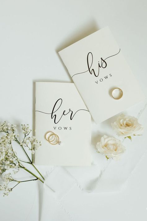 Modern Wedding Vows, Simple Modern Wedding, Bride Preparation, Wedding Vow Books, Dream Beach Wedding, Vow Books, Wedding Vow, Vow Book, Event Planning Company