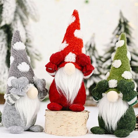 Nordic Santa Gonk Scandi Christmas Gnome Elf Doll Xmas Tree Hanging Decoration Product Description: ★ Material: wool, non-woven fabric, plush fabric ★ Christmas decoration ★ Size: 24cm x 10cm (9.4n x 3.9in) ★ Three colours: RED , GREEN , GREY Package Includes: 1 x Christmas Gonk MERRY Elf Christmas Decorations, Snow Cap, Elf Decorations, Scandi Christmas, Santa Doll, Stocking Stuffers For Kids, Elf Doll, Gnome Christmas, Merry Christmas Decoration