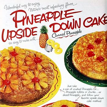 10 popular desserts of the 1960s that deserve a comeback 60s Food, 1960s Food, Retro Desserts, Vintage Dessert, Canned Pineapple, Popular Desserts, American Food, Upside Down Cake, No Bake Treats