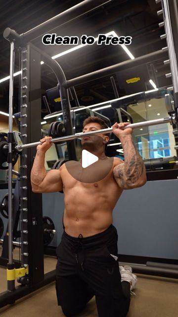 Christian Castano on Instagram: "SMITH MACHINE SHOULDERS BURNER 🔥

Switch it up and try some of these shoulder exercises using nothing but a smith machine. I went very light on these and did more reps in a controlled matter to get a good burn.

Clean to Press.  2 x 10 reps
Alternating Military Press.  2 x 10 reps 
Front Raises.  2 x 10 reps
Single-Arm Lateral Raise.  2 x 5 each side
Shrugs.  2 x 20 reps" Shoulder Exercises, Military Press, Good Burns, Front Raises, Smith Machine, Lateral Raises, Shoulder Workout, Travis Scott, Health