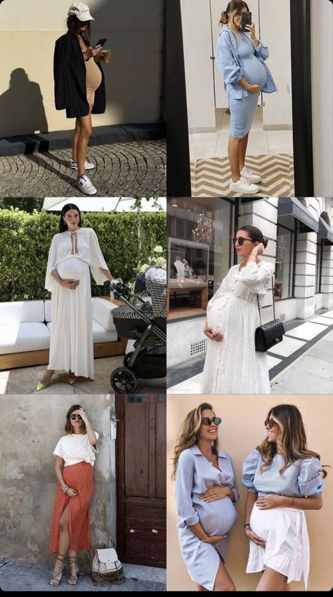 Beach Pregnancy Outfits, Stylish Pregnancy Outfits Summer, Classy Pregnancy Outfits, Pregnancy Ootd, Chic Pregnancy Style, Pregnant Street Style, School Hijab, Baby Mum, Summer Pregnancy Outfits