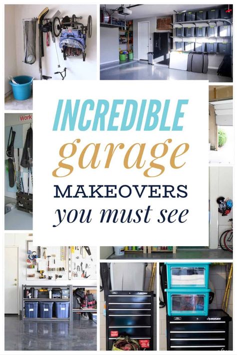 Small Garage Organization, Beautiful Garage, Garage Design Ideas, Garage Organization Systems, Garage Solutions, Garage Storage Inspiration, Diy Garage Storage Cabinets, Organization Systems, Garage Organization Tips