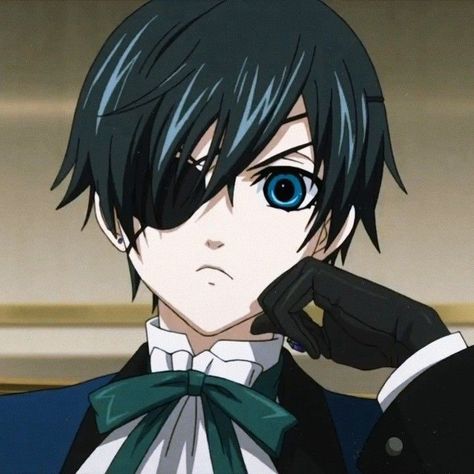 Ciel Phantomhive Icon, Ciel Phantomhive, Anime Character, Hair, Anime, Blue, Black