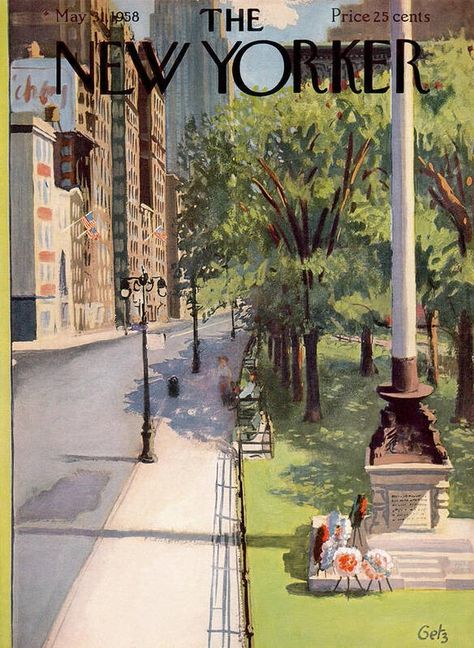 Arthur Getz Green New Yorker Cover, Vintage New Yorker Covers, Newyorker Wallpaper, The New Yorker Aesthetic, The New Yorker Prints, New Yorker Prints, The New Yorker Covers, The New Yorker Poster, Dorm Aesthetic