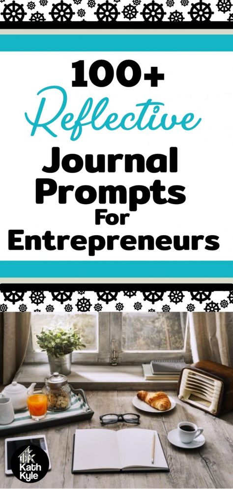 100+ Journal Prompts For Entrepreneurs: Reflect And Succeed  These journal writing prompts will help you write your way to success in business by changing your mindset and attracting more dream clients to you. 100 Journal Prompts, Changing Your Mindset, Teaching Degree, Reflective Journal, Success In Business, Goal Journal, Work Journal, Way To Success, Building Self Esteem