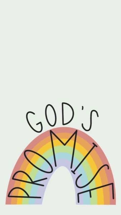 The Rainbow Represents God's Promise God Rainbow, Rainbow Promise, Baby Art Projects, Future Room, God's Promise, God Is Real, Baby Art, The Rainbow, Art Projects