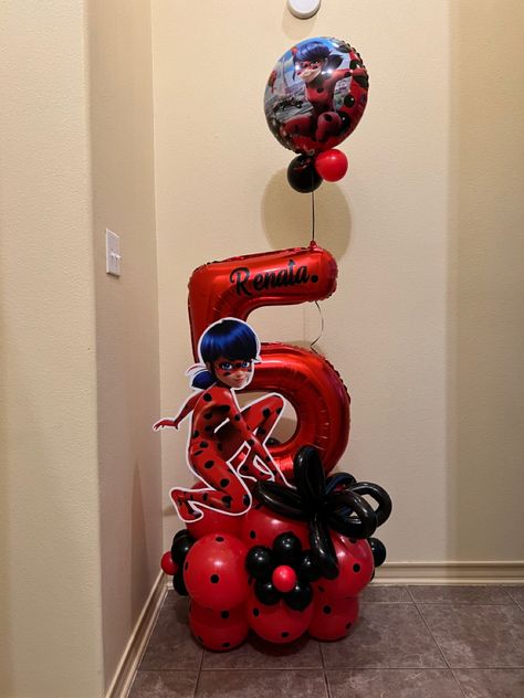 Miraculous Party Decoration, Miraculous Ladybug Balloon Garland, Miraculous Ladybug Theme Party, Marvelous Ladybug Birthday Party, Miraculous Ladybug Birthday Decorations, Ladybug Balloon Garland, Ladybug And Cat Noir Birthday Party, Ladybug Miraculous Birthday Party, Miraculous Birthday Party Ideas