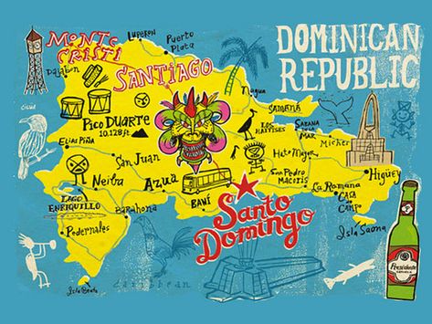 República Dominicana mapa turístico Dominican Republic Drawing, Dominican Republic Wallpaper, Dominican Memes, Dominican Art, Dominican Culture, Dominican Republic Map, Dominican Republic Travel, Etiquette Vintage, Europe Travel Tips