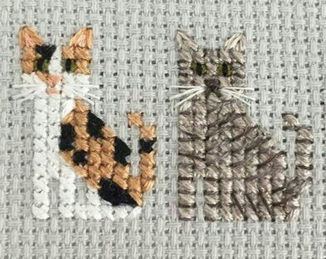 Cross Stitch Cats, Cat Cross Stitch Charts, Black Cat Cross Stitch, Cat Cross Stitches, Subversive Cross Stitch, Cat Cross Stitch Pattern, Pola Kristik, Pola Sulam, Cross Stitch Bookmarks