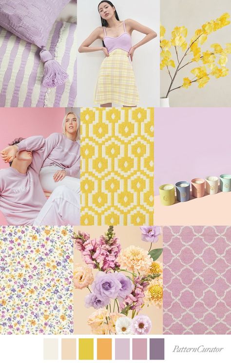 Pattern Curator, Design Color Trends, Print Design Trends, Mood Colors, Color Trends Fashion, Brand Color Palette, Color Inspo, Colour Schemes, Pantone Color