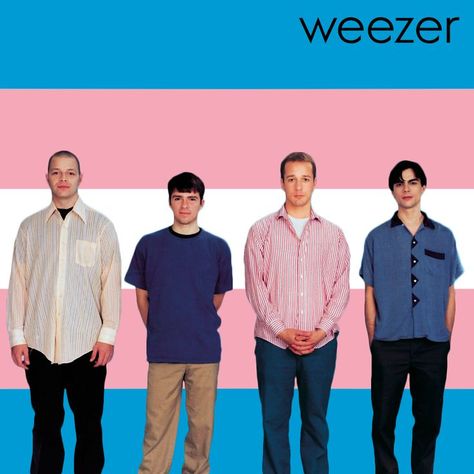 Aggressive Pride Flags, Weezer Blue, Trans Things, Funny Flags, Trans Pride Flag, Trans Boys, Lgbt Memes, Trans Flag, Lgbtq Funny