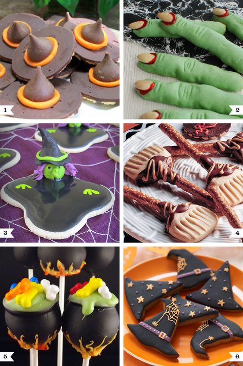 Witch themed dessert recipes for Halloween Witch Desserts, Dessert Shooters Recipes, Witch Fingers, Shooter Recipes, Halloween Deserts, Dessert Shooters, Torte Cupcake, Halloween Sweets, Themed Desserts