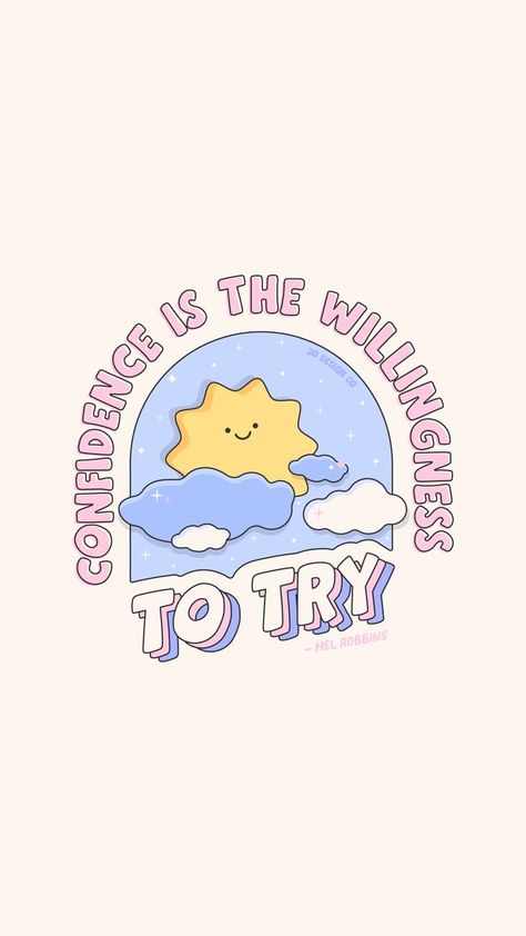 Cute Doodles With Quotes, Cute Motivational Posters, Cute Doodle Quotes, Happy Cartoon Aesthetic, Cute Inspirational Wallpaper, Cute Motivational Wallpaper, Wallpaper Iphone Inspiration, Cute Motivational Doodles, Cute Cartoon Quotes