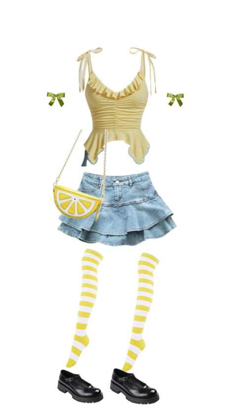 Lemon Meringue Costume Ideas, Lemon Meringue Costume, Strawberry Shortcake Outfits, Ocs Ideas, Character Halloween Costumes, Outfit Collages, Cute Group Halloween Costumes, Friend Costumes, Strawberry Shortcake Characters