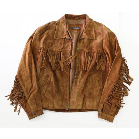 Vintage Fringe Suede Jacket- Brown leather coat-western- Tassel... ($115) ❤ liked on Polyvore featuring outerwear, jackets, fringe, brown suede jacket, brown leather jacket, vintage fringe jacket, suede fringe jackets and suede leather jacket Leather Cowboy Jacket, Leather Jacket With Tassels, Vintage Western Jacket, Cowboy Jacket Outfit, Cowboy Leather Jacket, Brown Fringe Jacket, Fringe Jacket Outfit, Vintage Fringe Jacket, Fringed Jacket