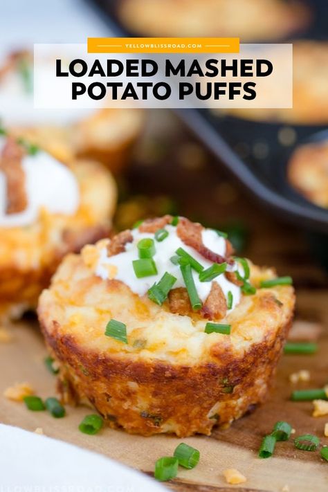 Mashed Potato Puffs Recipe, Mashed Potato Puffs, Easter Meals, Easy Easter Brunch, Recipes Brunch, Mash Potato, Potato Puffs, Homemade Appetizer, Potato Muffins