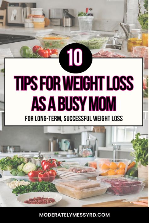 10 evidence-based tips on how to lose weight as a busy mom for long-term, successful weight loss. Weight loss isn't just about the scale - this post also identifies non-scale victories and why weight loss plateaus are a normal and common part of a weight loss journey. Busy Mom Diet Plan, Losing Weight As A Busy Mom, Busy Mom Meal Prep, Busy Mom Recipes, Nourishing Meals, Mom Routine, High Protein Meal Prep, Workout Stuff, Crockpot Meals