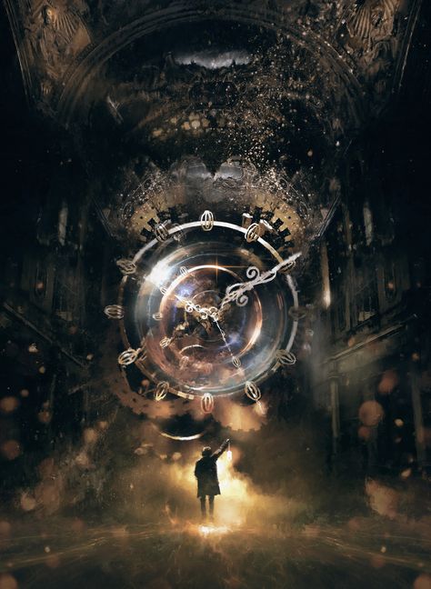 ArtStation - Keeper of Time, Glenn Porter Wattpad Background, Steampunk Tendencies, Medieval Aesthetic, Clock Wallpaper, Time Keeper, Clock Art, Time Art, Time Photo, Wallpaper Free Download