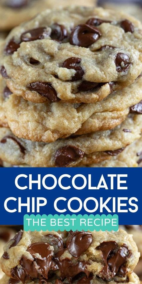 Basic Cookie Recipe, Best Chocolate Chip Cookie Recipe, Crazy For Crust, Best Chocolate Chip Cookies Recipe, Basic Cookies, Best Chocolate Chip, Choc Chip Cookies, Chocolate Chip Cookie Recipe, Chocolate Cookie Recipes