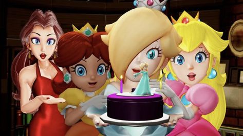 Peach Daisy Rosalina Pauline, Peach Daisy Rosalina, Mario Princesses, Mario Fanart, Super Smash Bros Brawl, Mario Stuff, Nintendo Princess, Mario Bros., Princess Of Power