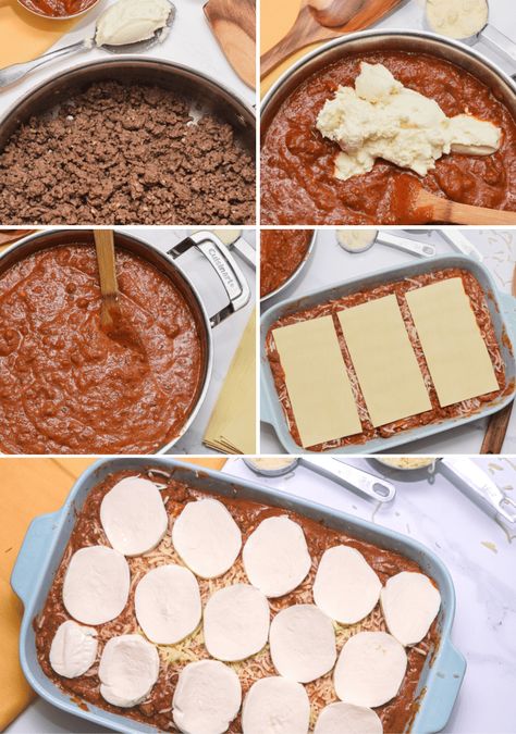 Do you want to know the secrets to classic lasagna? Come see my secrets for making the Most AMAZING Meat Lasagna that will have your family coming back for more! #casserolerecipes #lasagnarecipes #italianfood #lasagna Lasagna No Ricotta, Noodleless Lasagna, Lasagna Hacks, Best Lasagna Recipe Without Ricotta, Lasagna Recipe Without Ricotta Cheese, How To Layer Lasagna With Ricotta, Lasagna No Ricotta Cheese, Best Lasagna Recipe With Ricotta, Cooking Lasagna Noodles