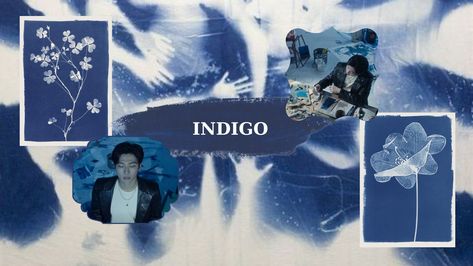 Blue indigo Namjoon Indigo Aesthetic Wallpaper Laptop, Indigo Rm Wallpaper Laptop, Namjoon Wallpaper Laptop, Namjoon Indigo, Ot7 Wallpaper, Bangtan Wallpaper, Kawaii Stationary, Indigo Wallpaper, Blue Background Wallpapers