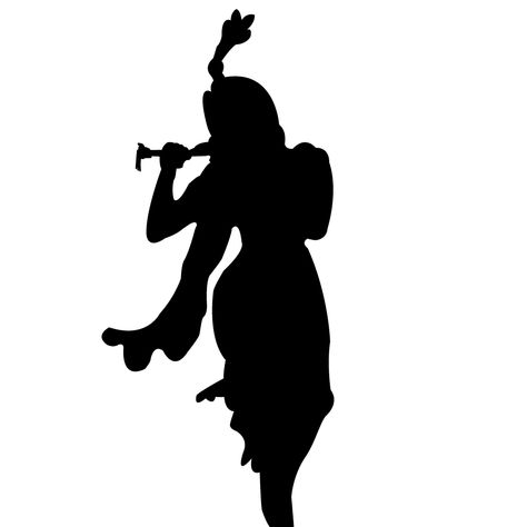 lord krishna vector art. Krishna Vector Art, Krishna Logo Design, Krishna Silhouette, Krishna Logo, Krishna Vector, Krishna Tattoo, Painting Practice, Krishna Mantra, Stencil Art