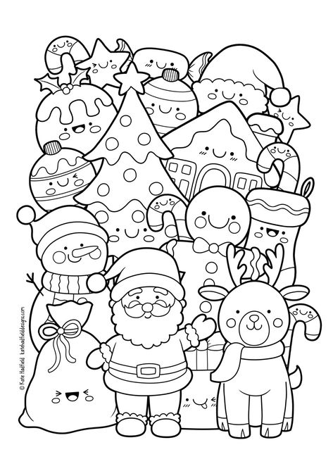 Christmas Coloring Pages Gingerbread, Christmas Coloring Pages For Adults, Worksheet Coloring, Coloring Pages Winter, Christmas Coloring Sheets, Santa Pictures, Coloring Page Ideas, Reindeer Ornaments, Preschool Christmas