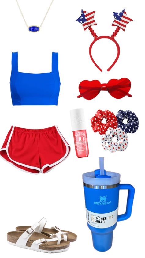 4th of July outfit ❤️🤍💙 4th Outfits, Forth Of July, 4th Of July Outfit, 4th Of July Outfits, Fourth Of July, Streetwear Fashion, 4th Of July, Summer Fashion