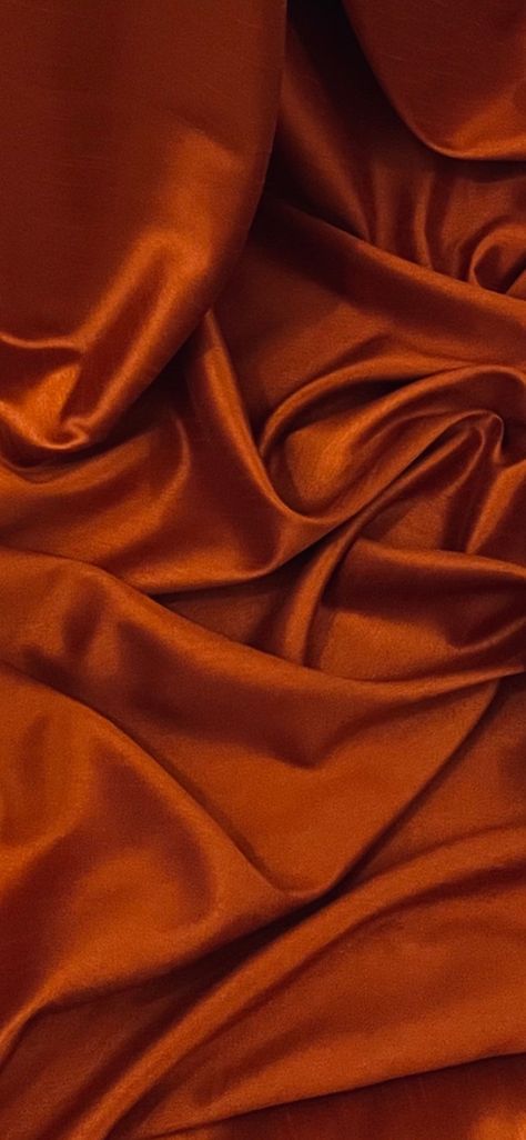 Burnt Orange Color Swatch, Fabric Texture Aesthetic, Burnt Orange Color Combinations, Warm Colours Aesthetic, Dark Orange Color Palette, Burnt Orange Background Aesthetic, Burnt Orange Aesthetic Wallpaper, Silk Texture Fabric, Polyester Fabric Texture