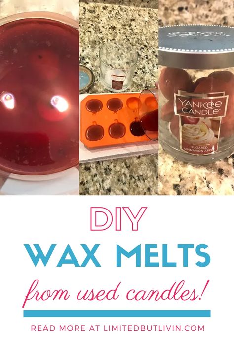 Reuse Candle Wax, Diy Scentsy, Diy Candle Melts, Homemade Wax Melts, Leftover Candle, Wax Melts Recipes, Candle Repurpose, Diy Wax Melts, Christmas Wax Melts