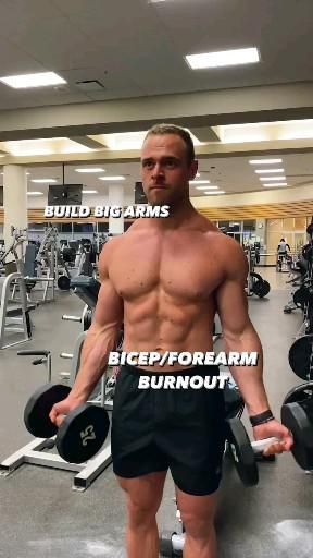 How To Train Biceps, Wrist Exercises With Dumbbells, How To Train Forearms, Forearm Dumbbell Exercise, Big Arm Exercises, Wrist Dumbell Workout, Dumbell Forearm Workout, Biceps And Forearm Workout, Bicep Curls Workout