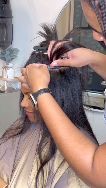 Hair Care Educator on Instagram: "Seamless Tape-in Install passed the ponytail test! ✨ Tape-in Extensions are a natural enhancement that add length and fullness to your natural hair. ▫️Tape-in Extensions are suitable for all hair types, textures, and lengths. ▫️Tape-in Extensions require low maintenance and do not cause damage when professionally installed and removed. ▫️Tape-in Extensions are lightweight and allow versatility with styling to your desire. ▫️Tape-in Extensions require a con How To Wrap Hair, Tape Ins, Bio Organic, Wrap Hair, How To Wrap, Hair Tape, Tape In Extensions, Silk Press, Organic Hair