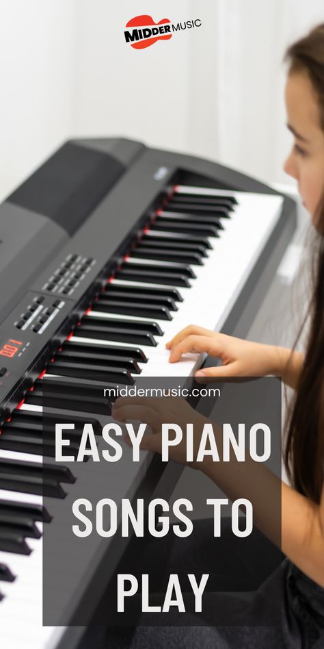 How To Play Piano Songs, How To Play The Piano, Easy Beginner Piano Songs, Easy Songs To Play On Piano, Songs To Play On Piano With Numbers, Reading Music For Beginners, Learn To Play Piano For Beginners, Easy Piano Sheet Music For Beginners, Free Piano Sheet Music Printables