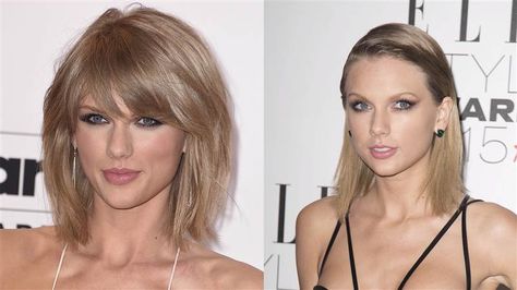 Do these celebrities look better with bangs or without bangs? The answer just might affect your online dating prowess, as two women tested. Taylor Swift No Fringe, Light Bangs Straight Hair, With Vs Without Bangs, Bangs Or No Bangs Before And After, Fringe Vs No Fringe, Taylor Swift Without Bangs, Fringe Or No Fringe, Taylor Swift Bangs 2023, Bangs Vs No Bangs Long Hair With