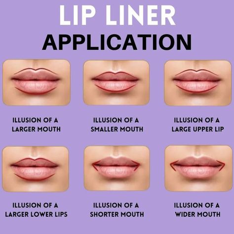 Makeups | Trending style on Instagram: “Lip Liner Application Follow @makeup_alkaline #makeupideas #makeupcomunity #beautyhacks #beautyplanetin #beautyblog #beautyjunkie…” Lip Liner Application, Makeup Cheat Sheets, Makeup Illustration, Drag Queen Makeup, Makeup Order, Permanent Cosmetics, Beauty Planet, Drag Makeup, Queen Makeup