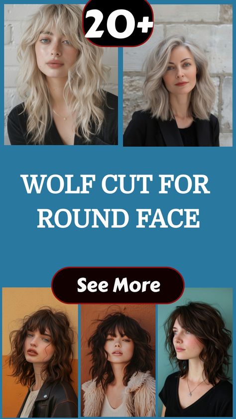 20+ wolf cut hairstyles for round faces. See more. Wolf Cut For Round Face, Wolfcut Round Face, Wild Haircut, Haircut For Round Face, A Wolf Cut, Wolf Cut Hairstyles, Hairstyles For Round Face, Platinum Pixie, Wolf Haircut