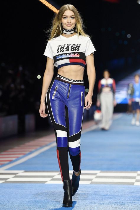 X – Tommy X Gigi - HarpersBAZAARUK Gigi Hadid Tommy, Gigi Hadid Tommy Hilfiger, Tommy Hilfiger Outfits, Gigi Hadid Runway, Gigi Tommy Hilfiger, Gigi Hadid Modeling, Gigi Hadid And Zayn, Gigi Style, Hadid Style