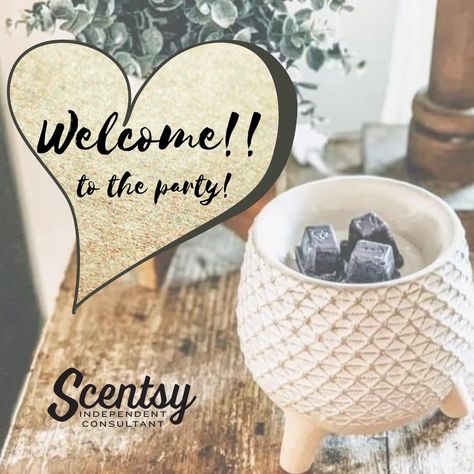 Scentsy Hacks, Scentsy Banner, Scentsy Facebook Party, Scentsy Facebook, Scentsy Host, Scentsy Oils, Welcome Post, Scentsy Consultant Ideas, Scent Warmers